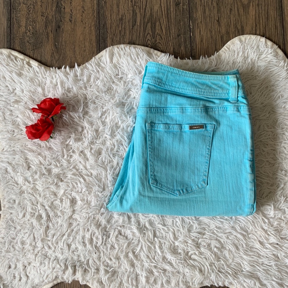 Chico’s Light Blue Slimming Skinny Jeans, Size 10